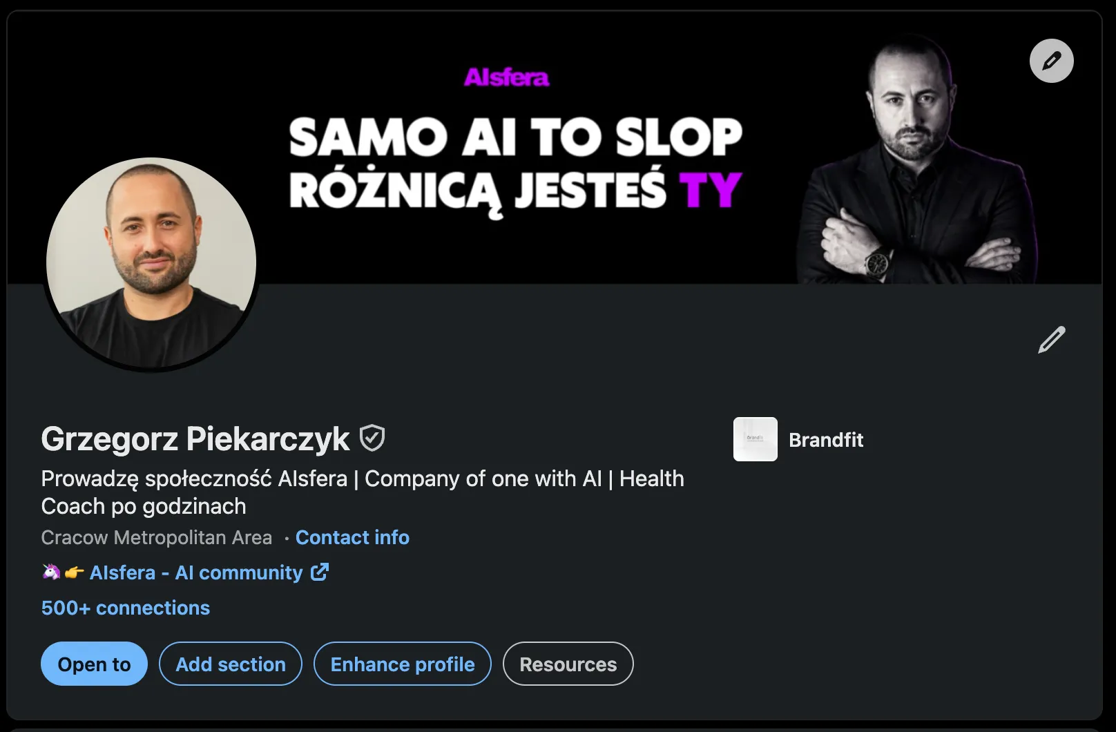 Grzegorz Piekarczyk — profil na LinkedIn