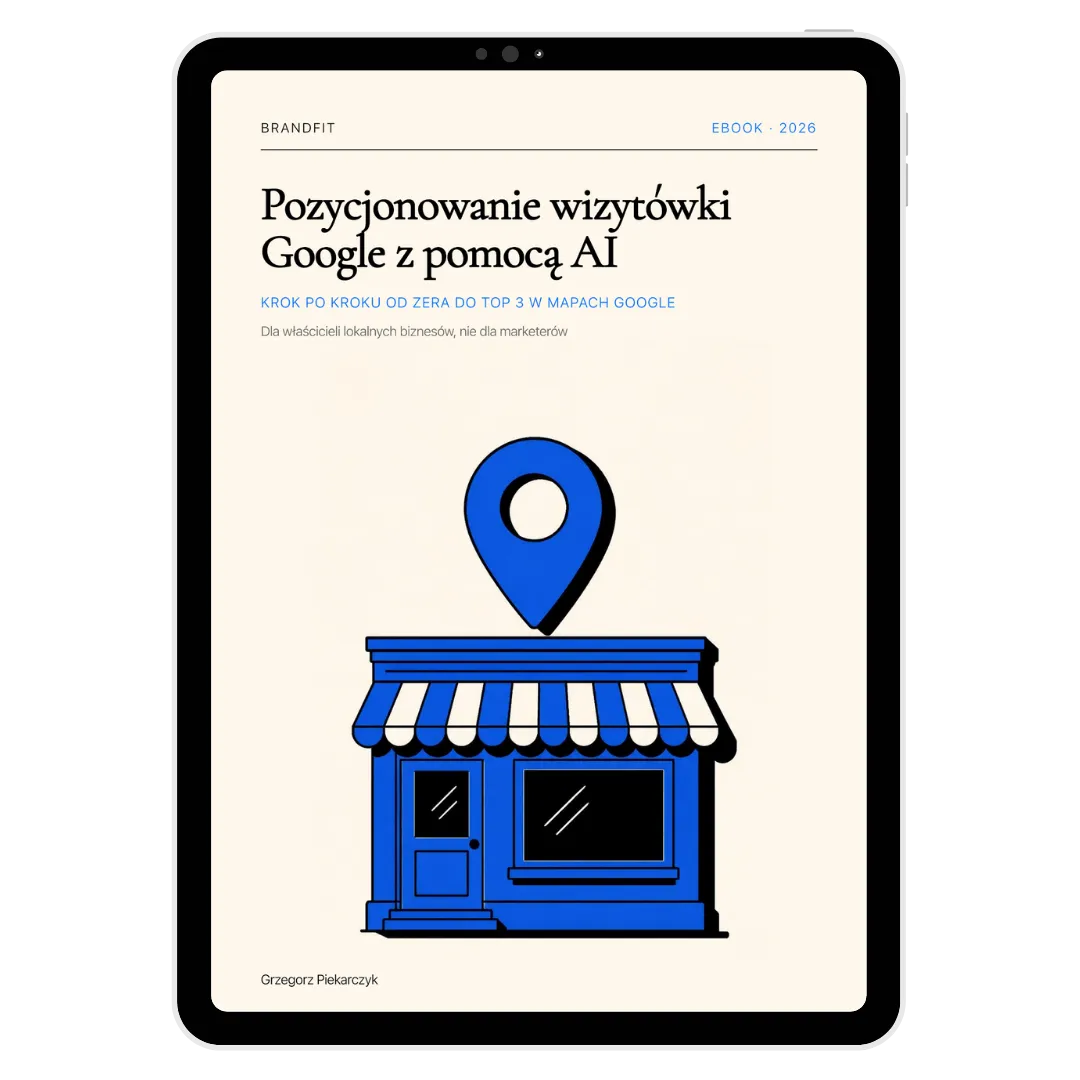 Ebook: Pozycjonowanie wizytówki z AI