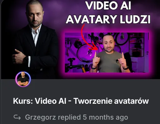 Kurs Video AI: tworzenie awatarów