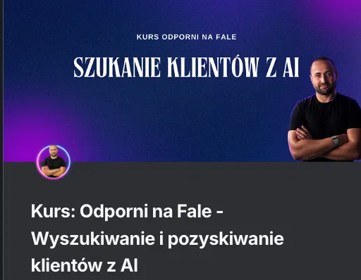 Kurs Odporni na fale: wyszukiwanie i pozyskiwanie klientów z AI
