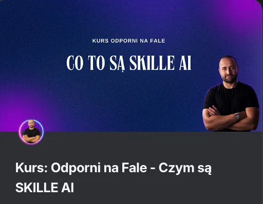 Kurs Odporni na fale: czym są skille AI