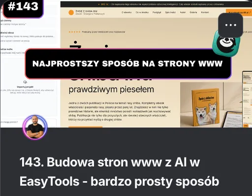 Lekcja AIsfery: budowa stron www z AI w EasyTools