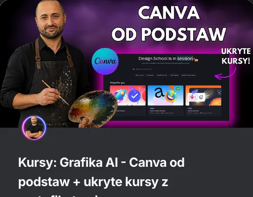 Kurs Grafika AI: Canva od podstaw