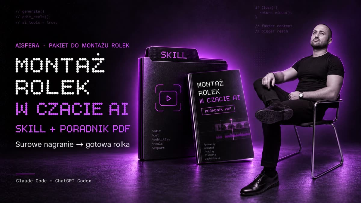 Skill Montaż rolek w czacie AI i przewodnik PDF