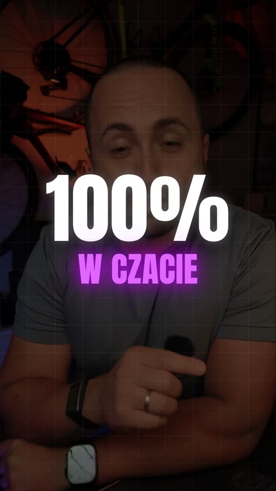 Duże hasło na nagraniu